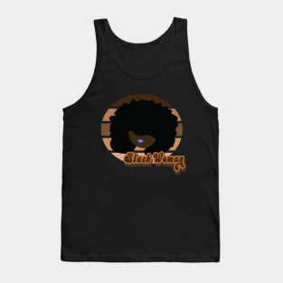 Afro Black Woman Tank Top